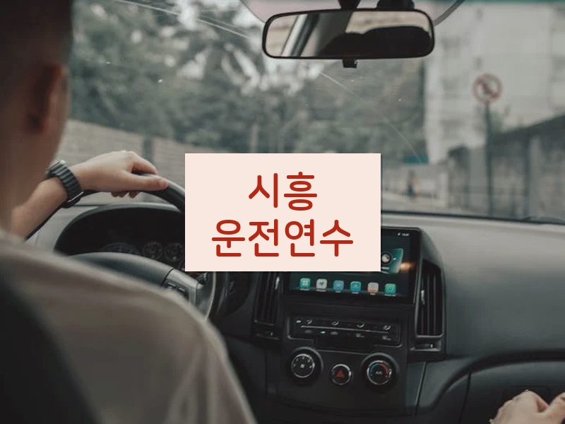 시흥운전연수 후기