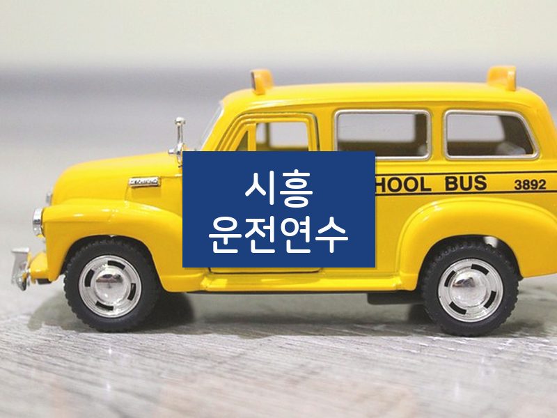 시흥운전연수 후기