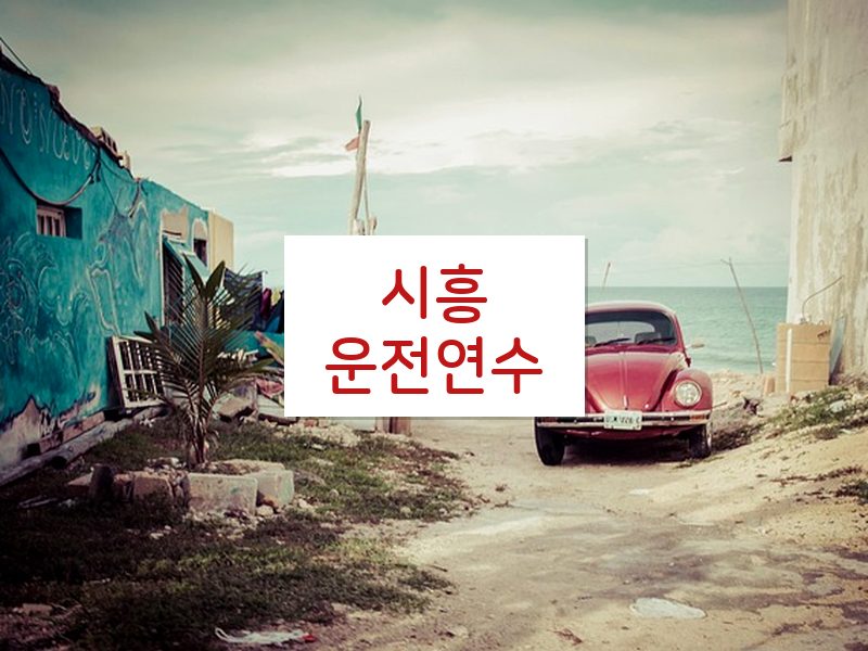 시흥운전연수 후기