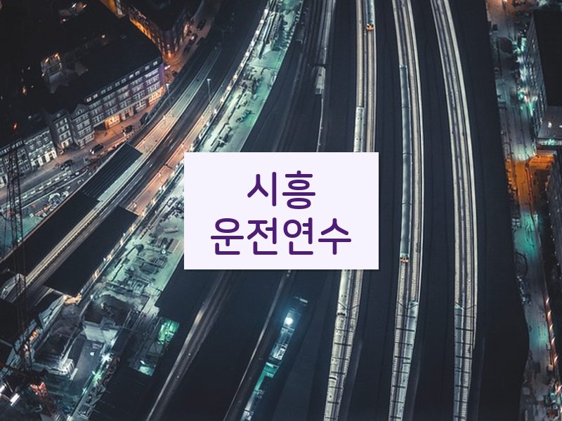 시흥운전연수 후기