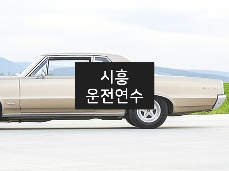 시흥운전연수 후기