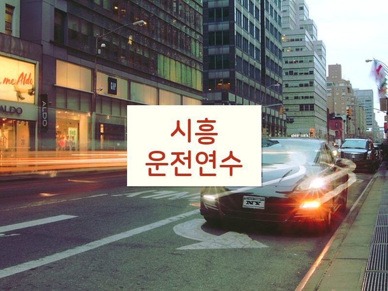 시흥운전연수 후기