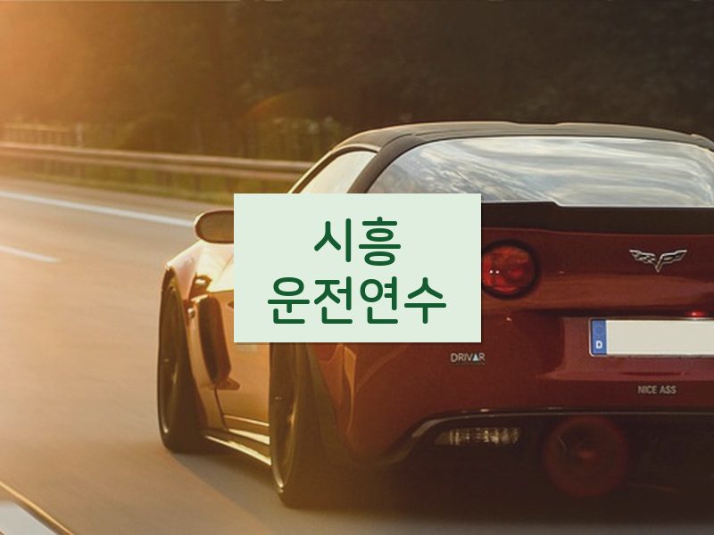 시흥운전연수 후기