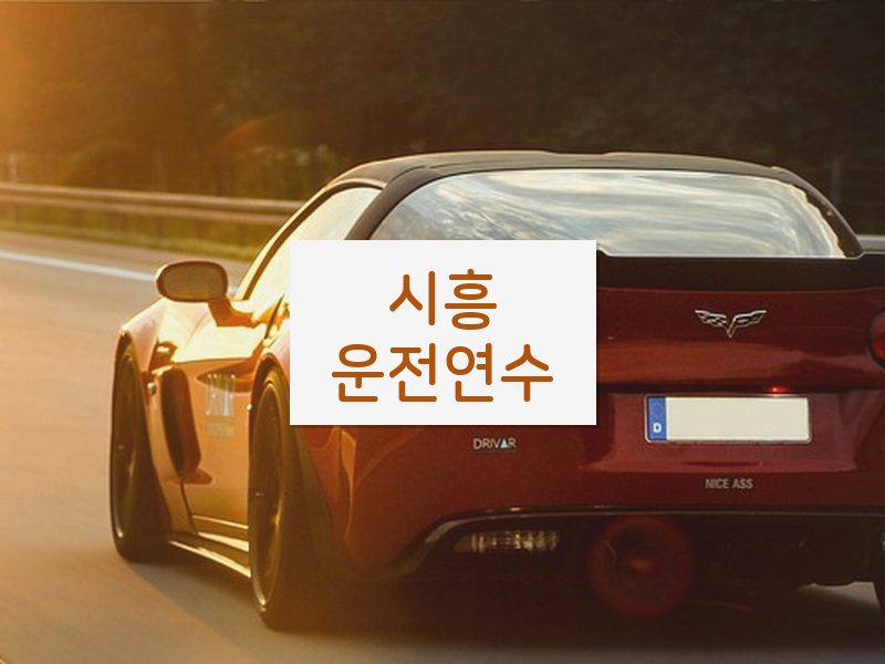 시흥운전연수 후기