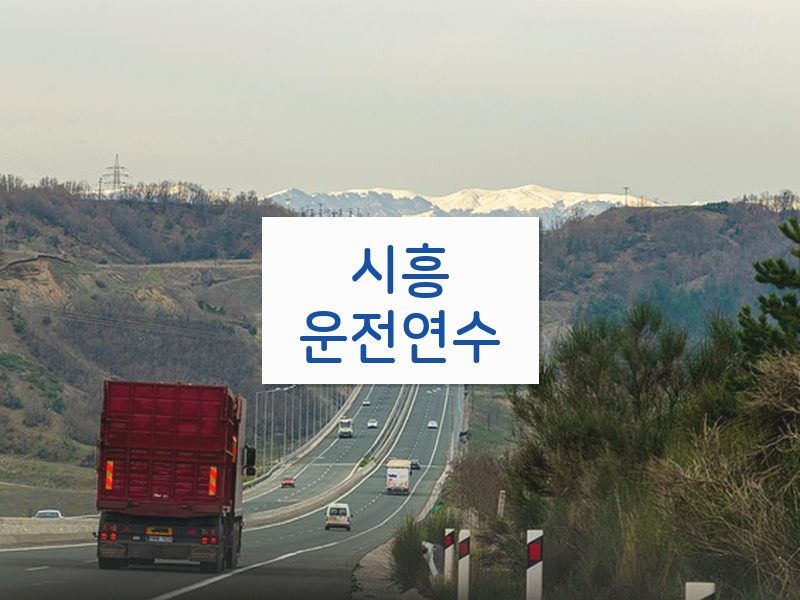 시흥운전연수 후기