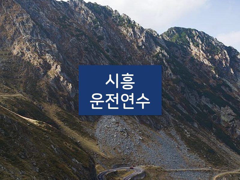 시흥운전연수 후기