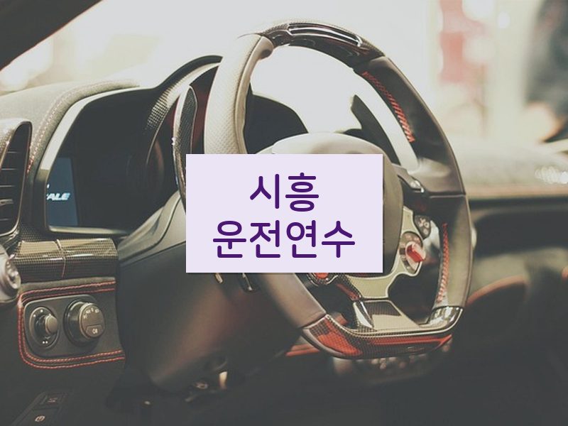 시흥운전연수 후기