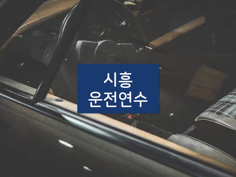 시흥운전연수 후기