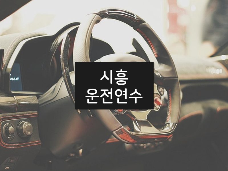 시흥운전연수 후기