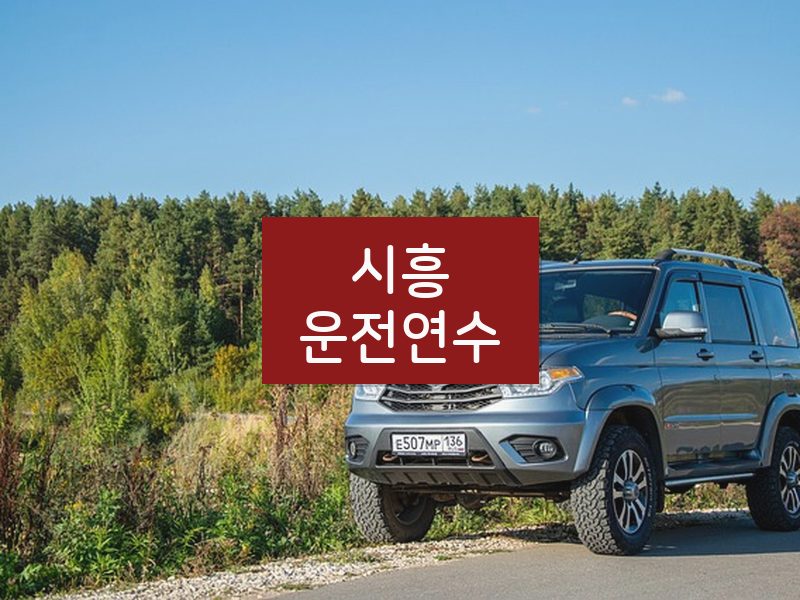 시흥운전연수 후기