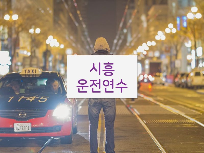 시흥운전연수 후기