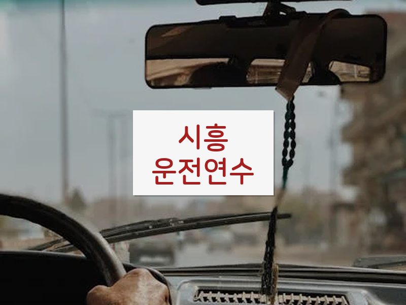 시흥운전연수 후기