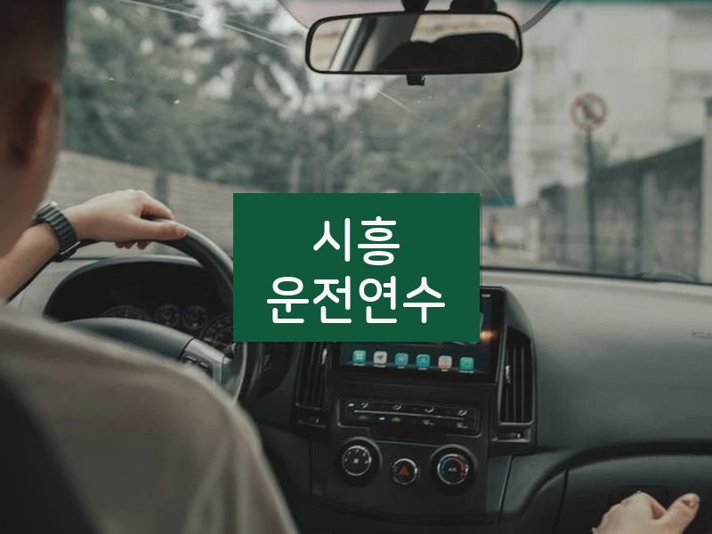 시흥운전연수 후기