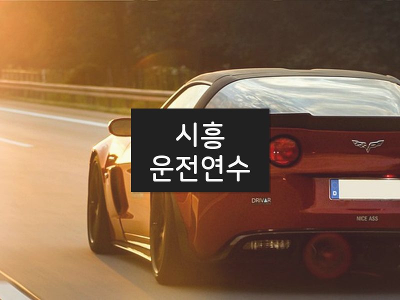 시흥운전연수 후기