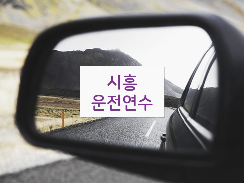시흥운전연수 후기