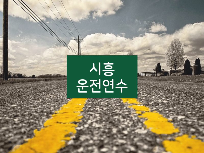 시흥운전연수 후기