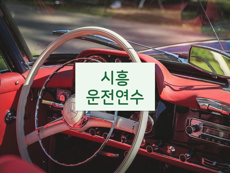 시흥운전연수 후기