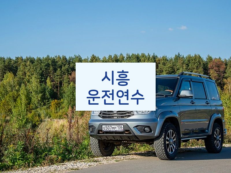 시흥운전연수 후기