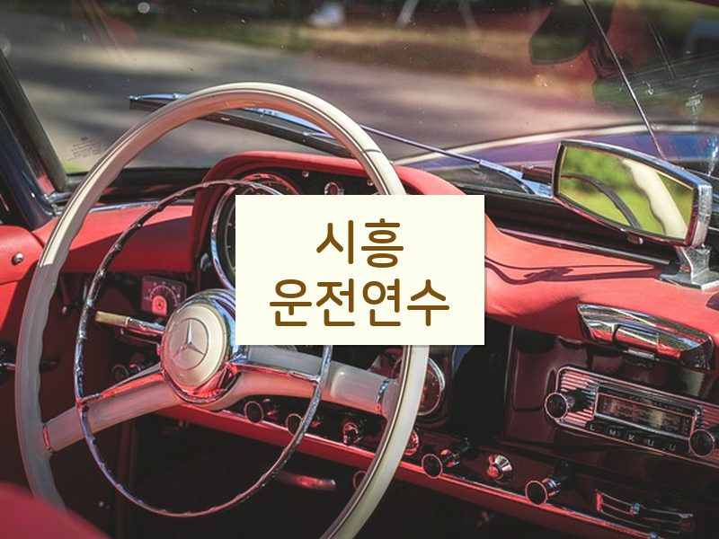 시흥운전연수 후기