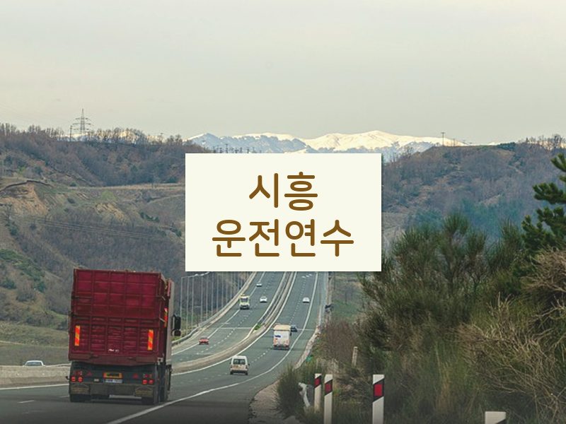 시흥운전연수 후기
