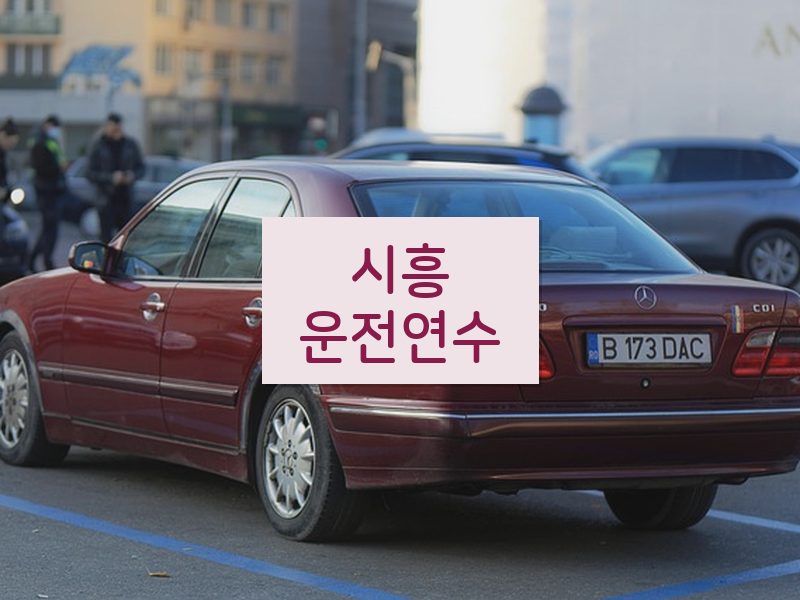 시흥운전연수 후기