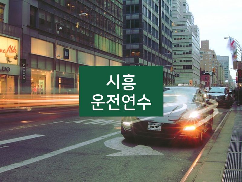 시흥운전연수 후기