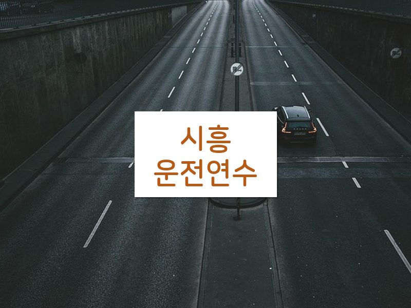 시흥운전연수 후기
