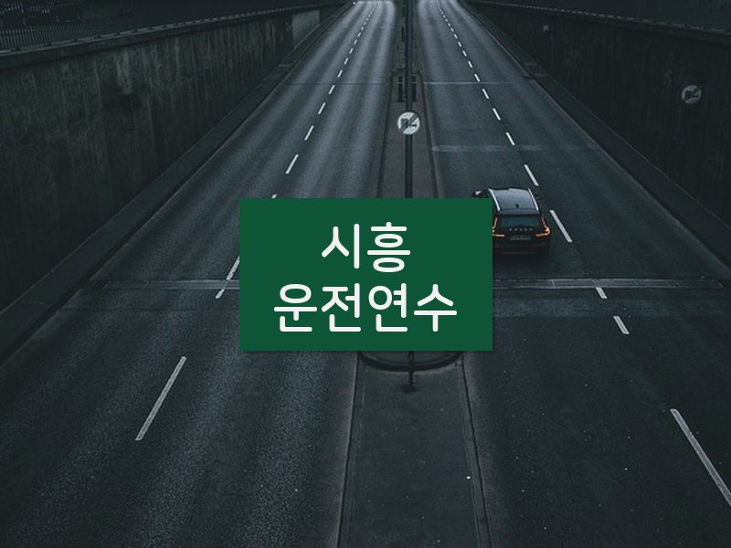 시흥운전연수 후기