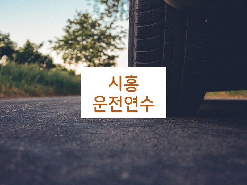시흥운전연수 후기