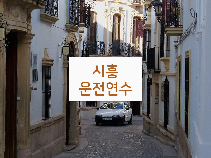 시흥운전연수 후기