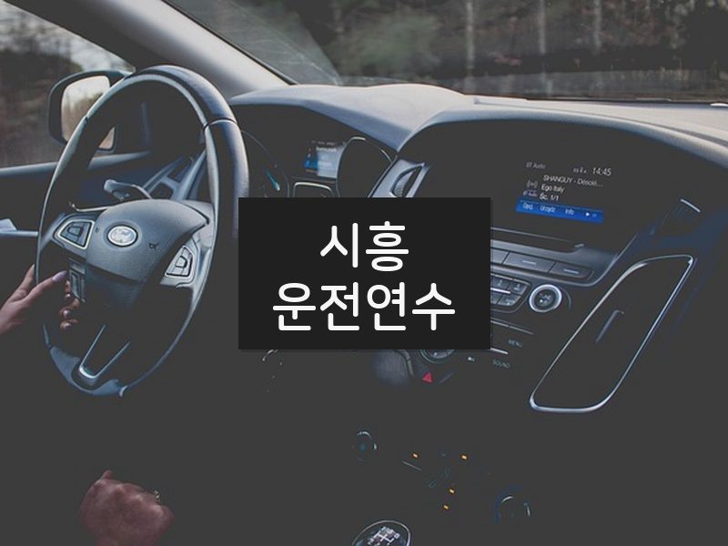 시흥운전연수 후기
