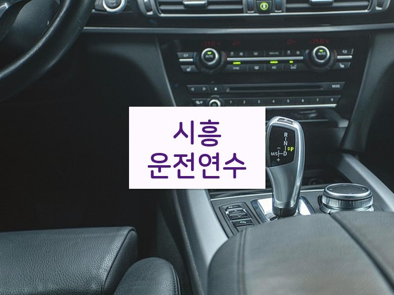 시흥운전연수 후기