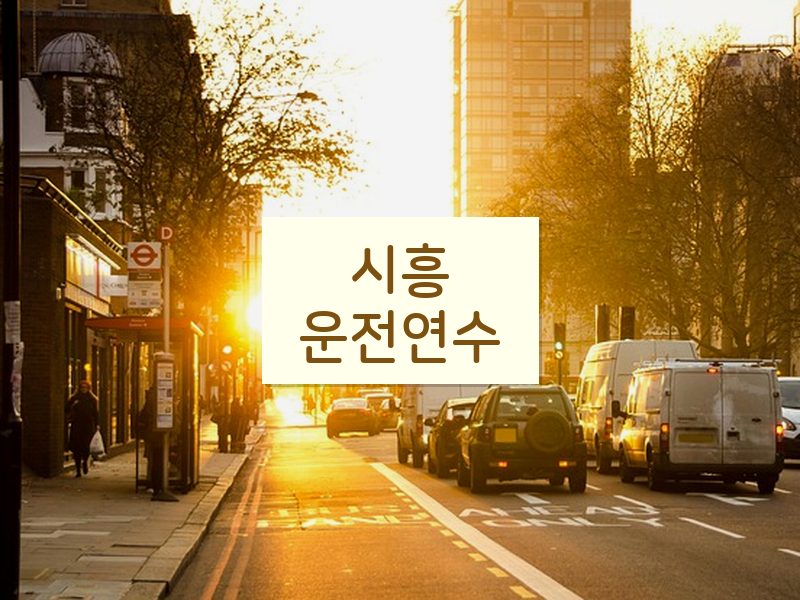 시흥운전연수 후기