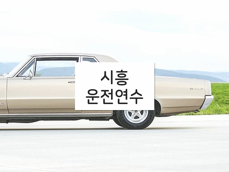 시흥운전연수 후기