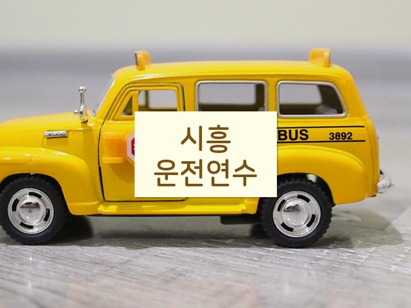 시흥운전연수 후기