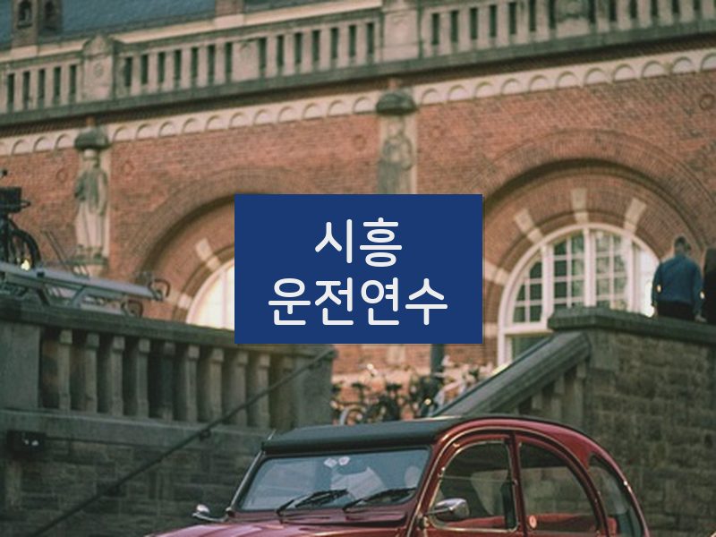 시흥운전연수 후기