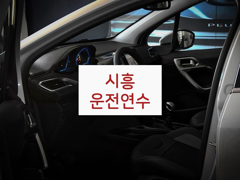 시흥운전연수 후기