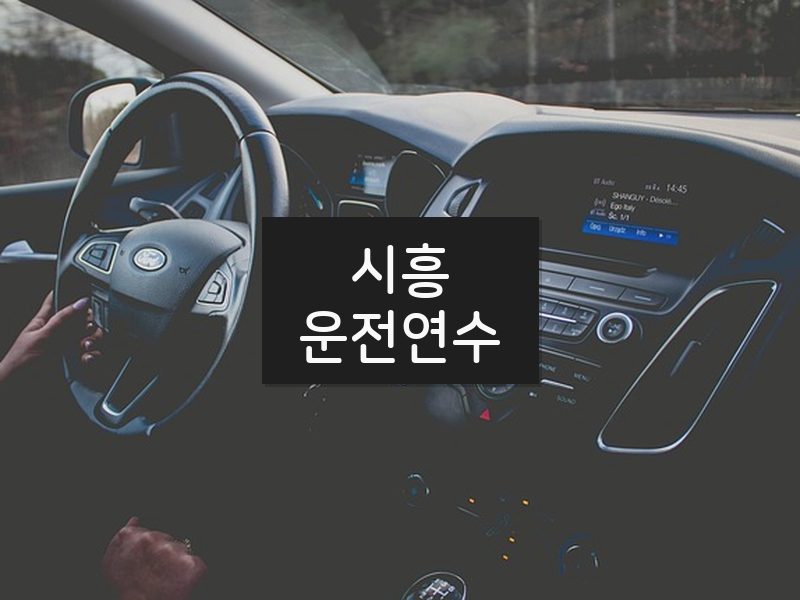 시흥운전연수 후기