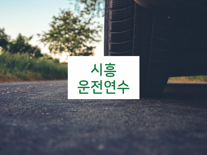 시흥운전연수 후기