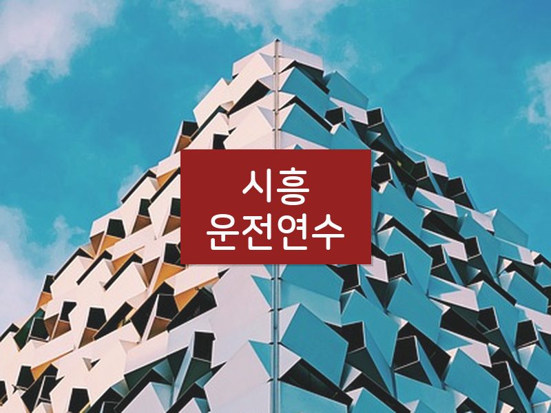 시흥운전연수 후기