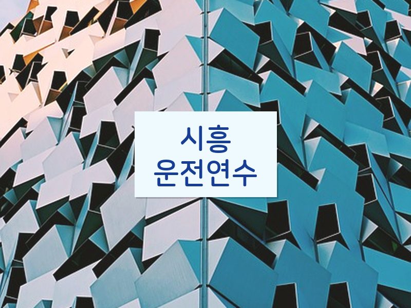 시흥운전연수 후기