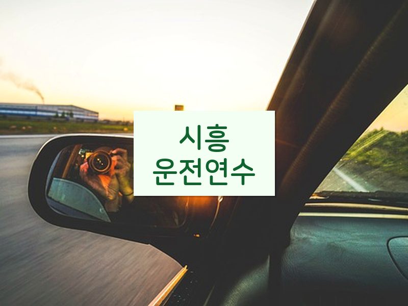 시흥운전연수 후기