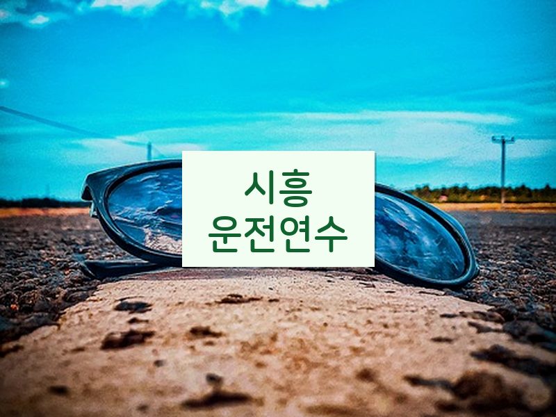 시흥운전연수 후기