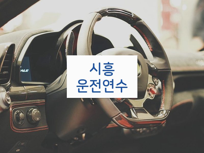 시흥운전연수 후기