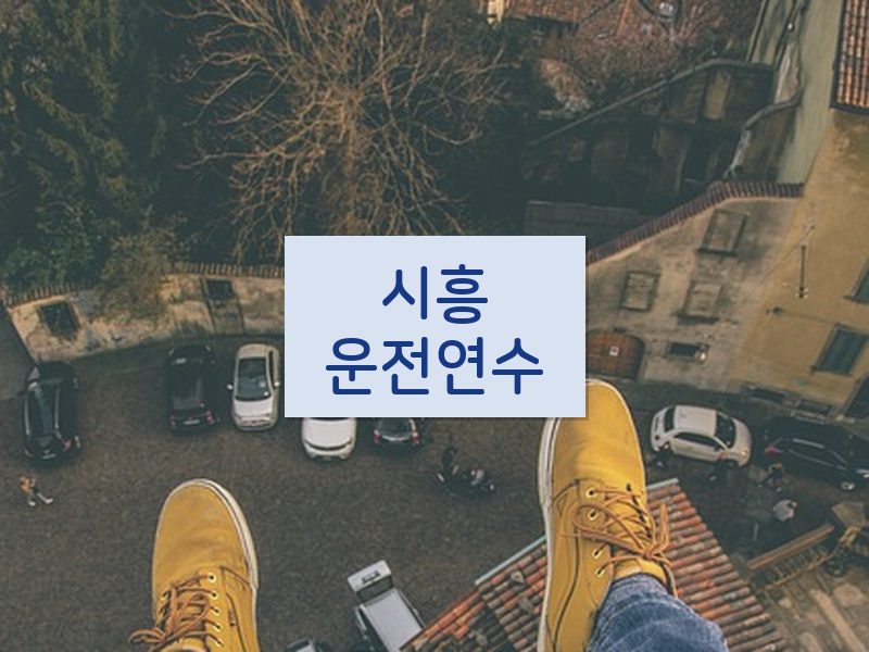 시흥운전연수 후기