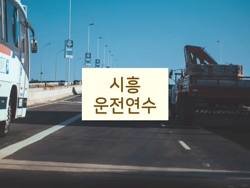 시흥운전연수 후기