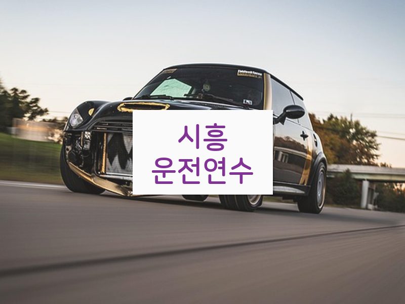 시흥운전연수 후기