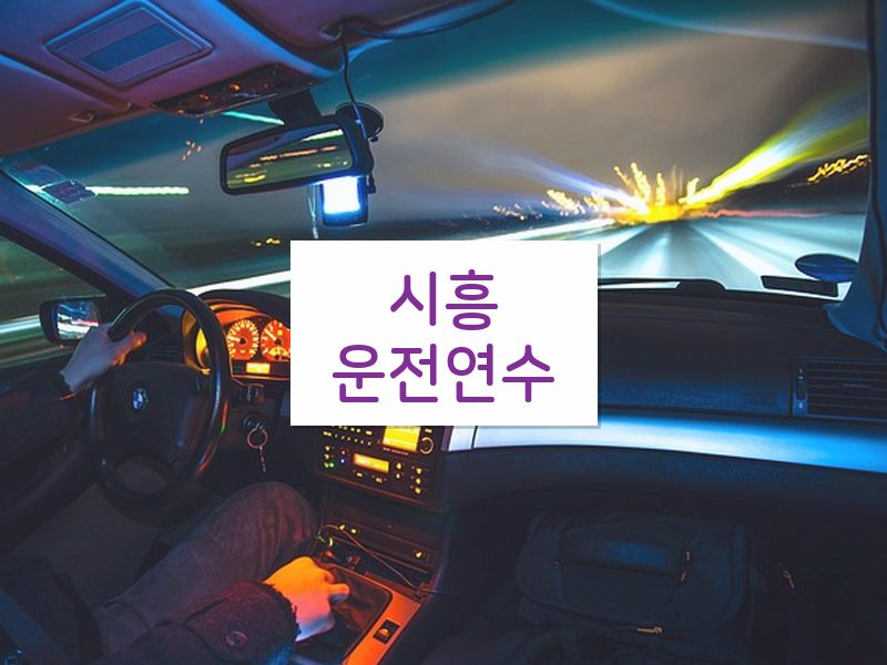 시흥운전연수 후기