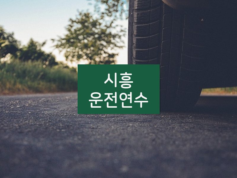 시흥운전연수 후기