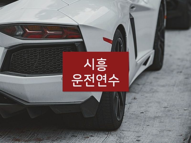 시흥운전연수 후기